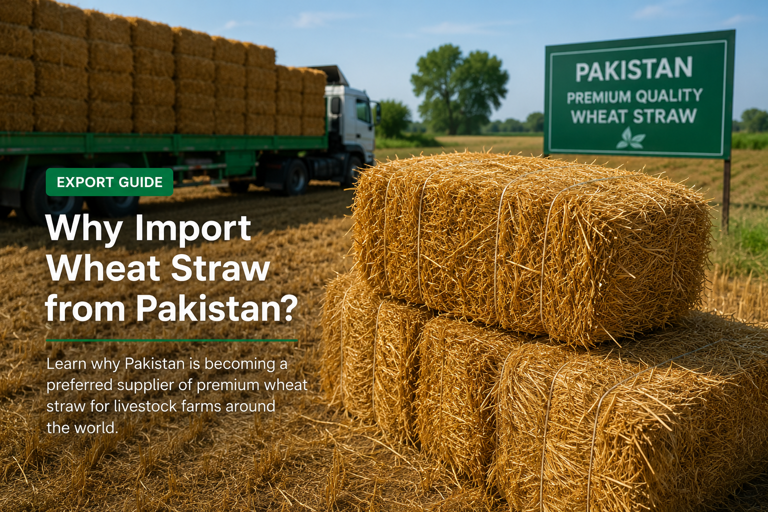 Why Import Wheat Straw from Pakistan